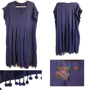 Aller Simplement Navy Dress Size 2X